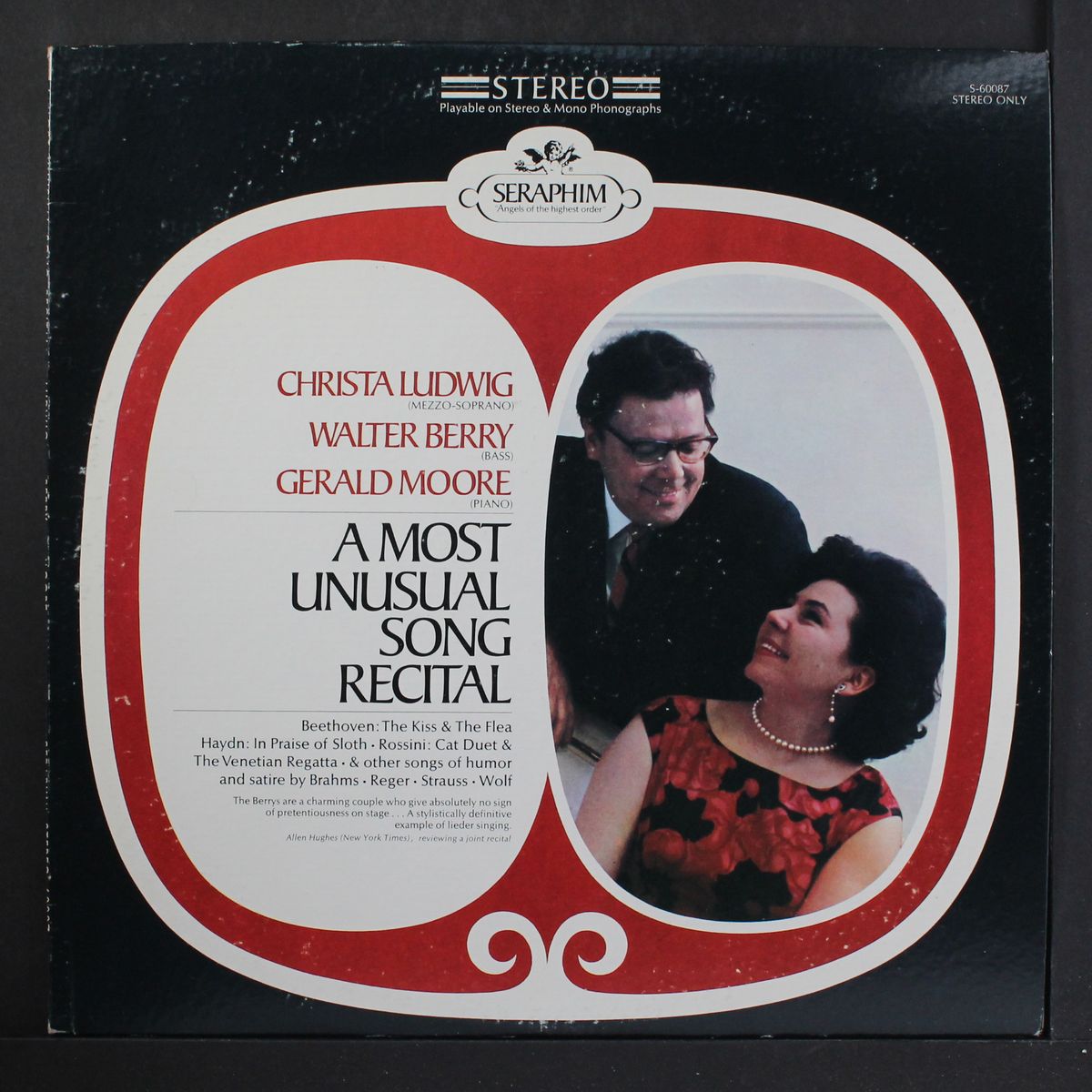 a most unusual song recital by CHRISTA LUDWIG