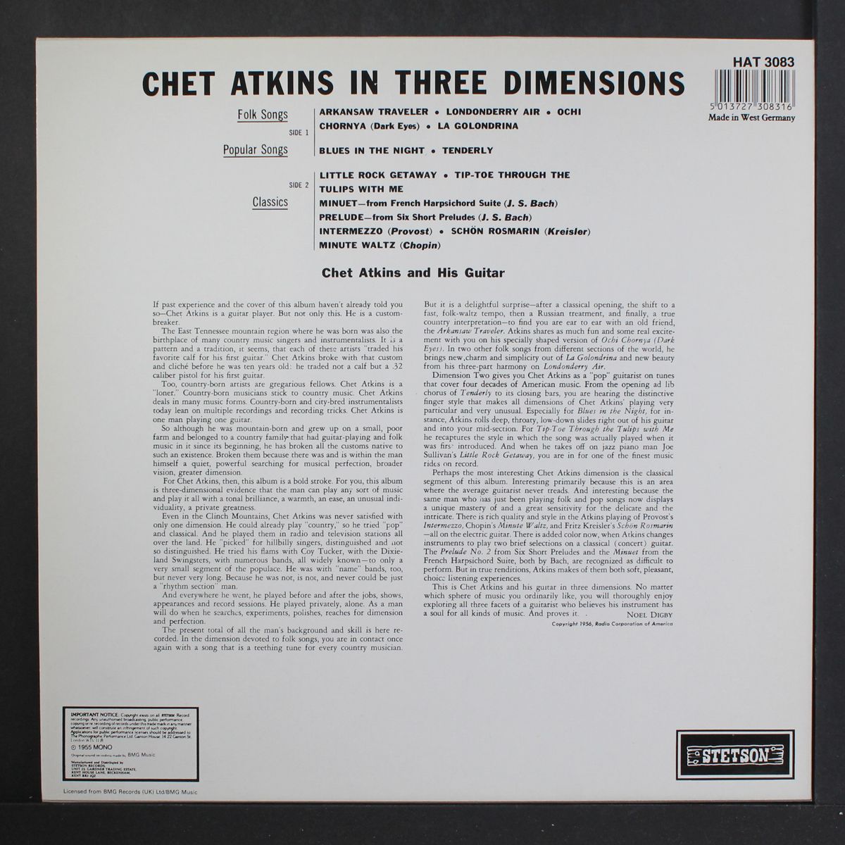 in 3 dimensions by CHET ATKINS