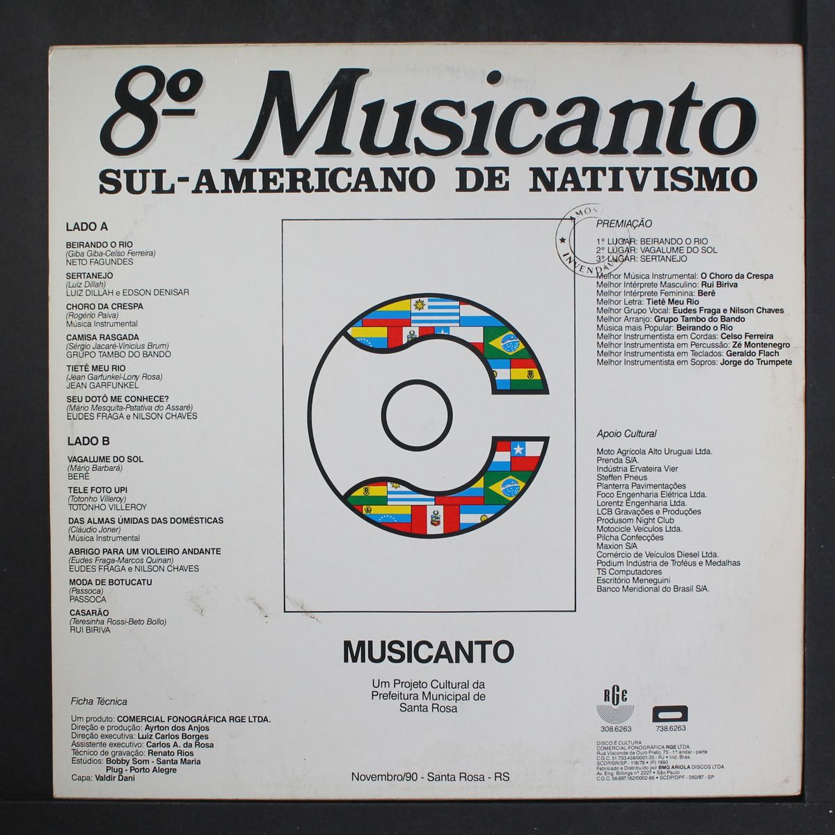 musicanto sul-americano de nativismo 8 by VARIOUS