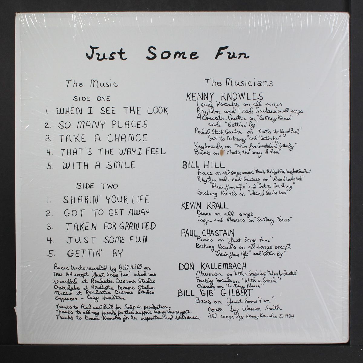 just some fun! by KENNY KNOWLES