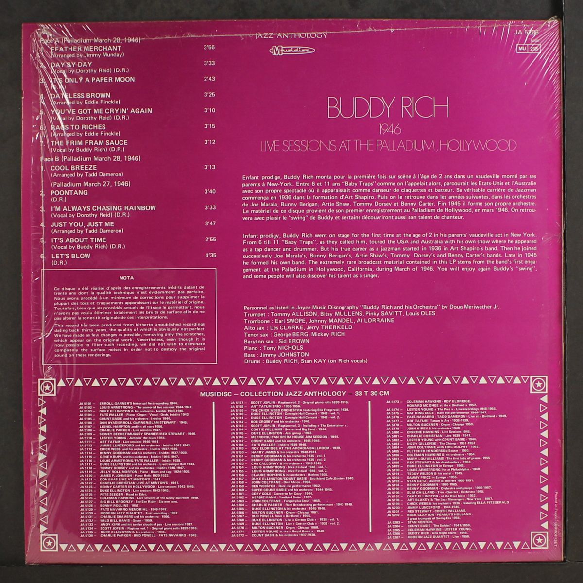 one night stand by BUDDY RICH