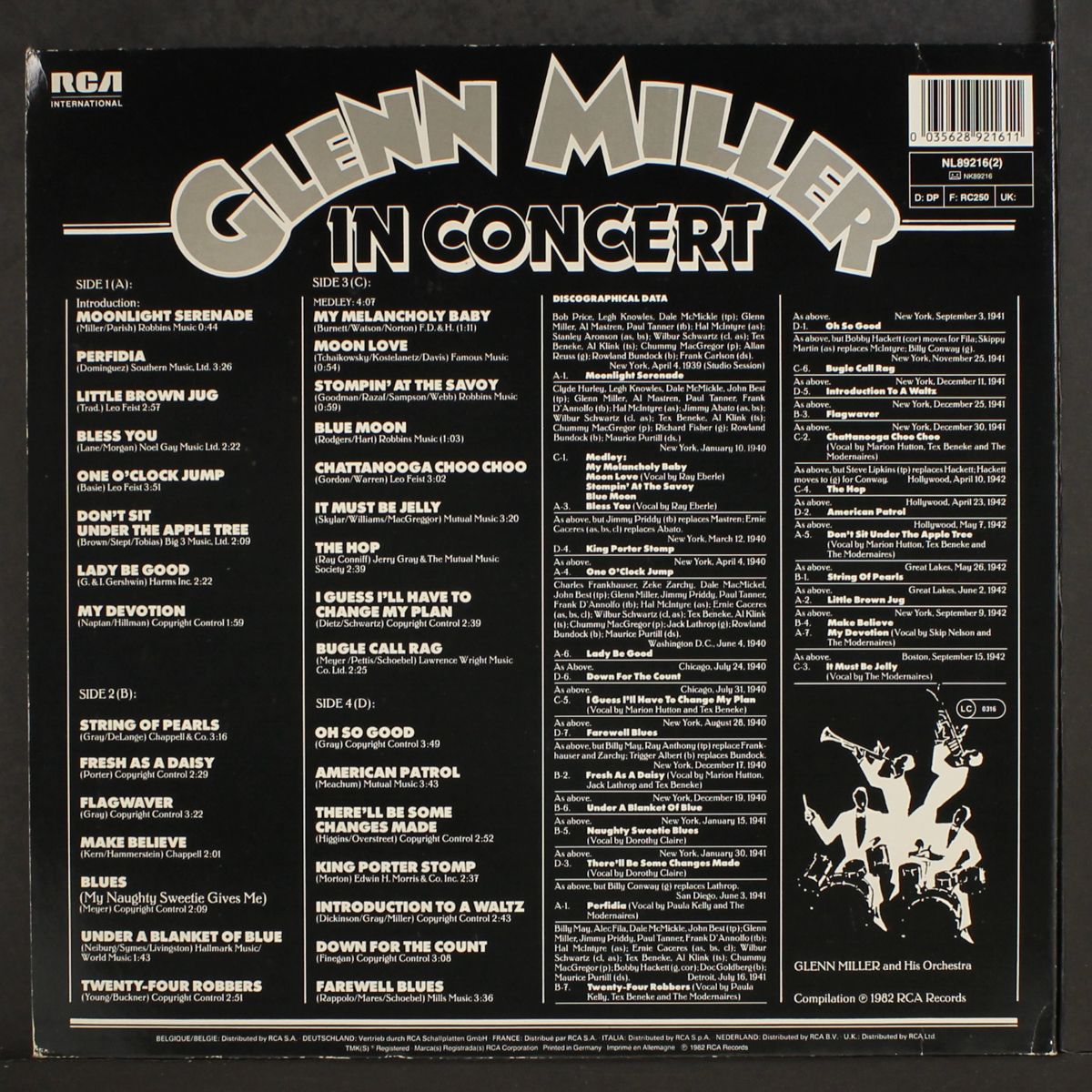 in concert by GLENN MILLER