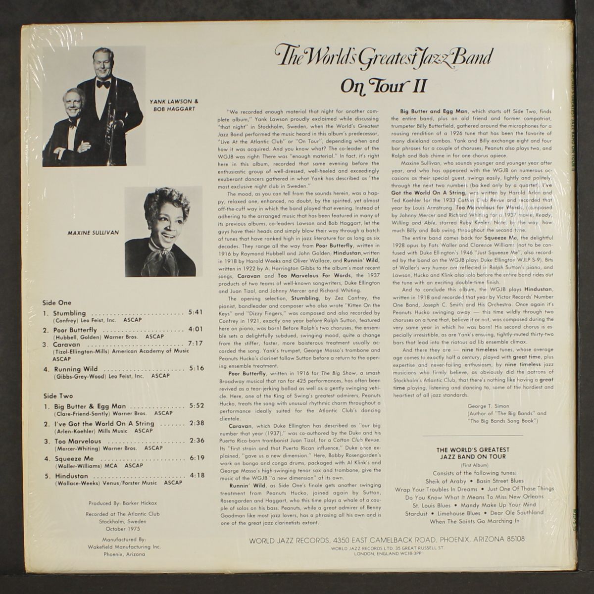 on tour 2 by YANK LAWSON & BOB HAGGART