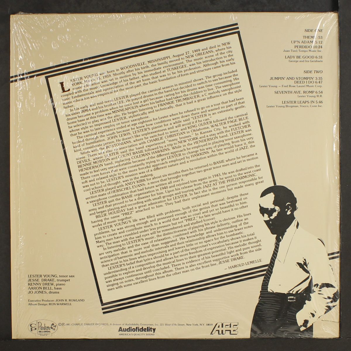 live at the savoy ballroom by LESTER YOUNG