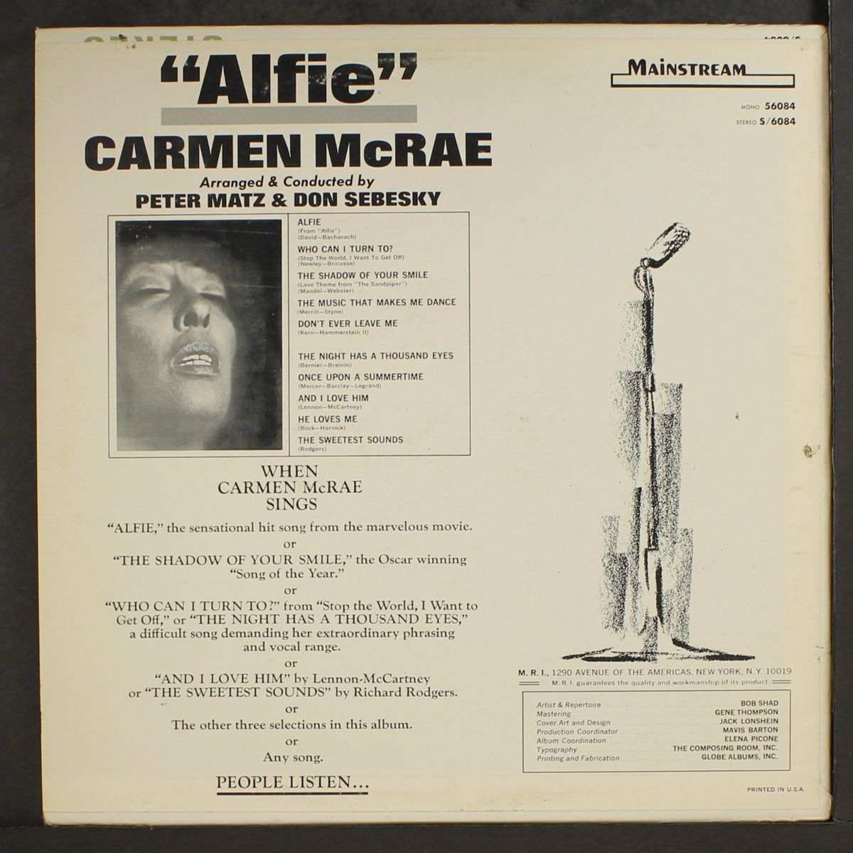 alfie by CARMEN MCRAE