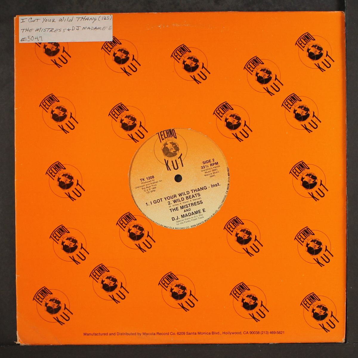 i got your wild thang / wild beats by MISTRESS & D.J. MADAME E