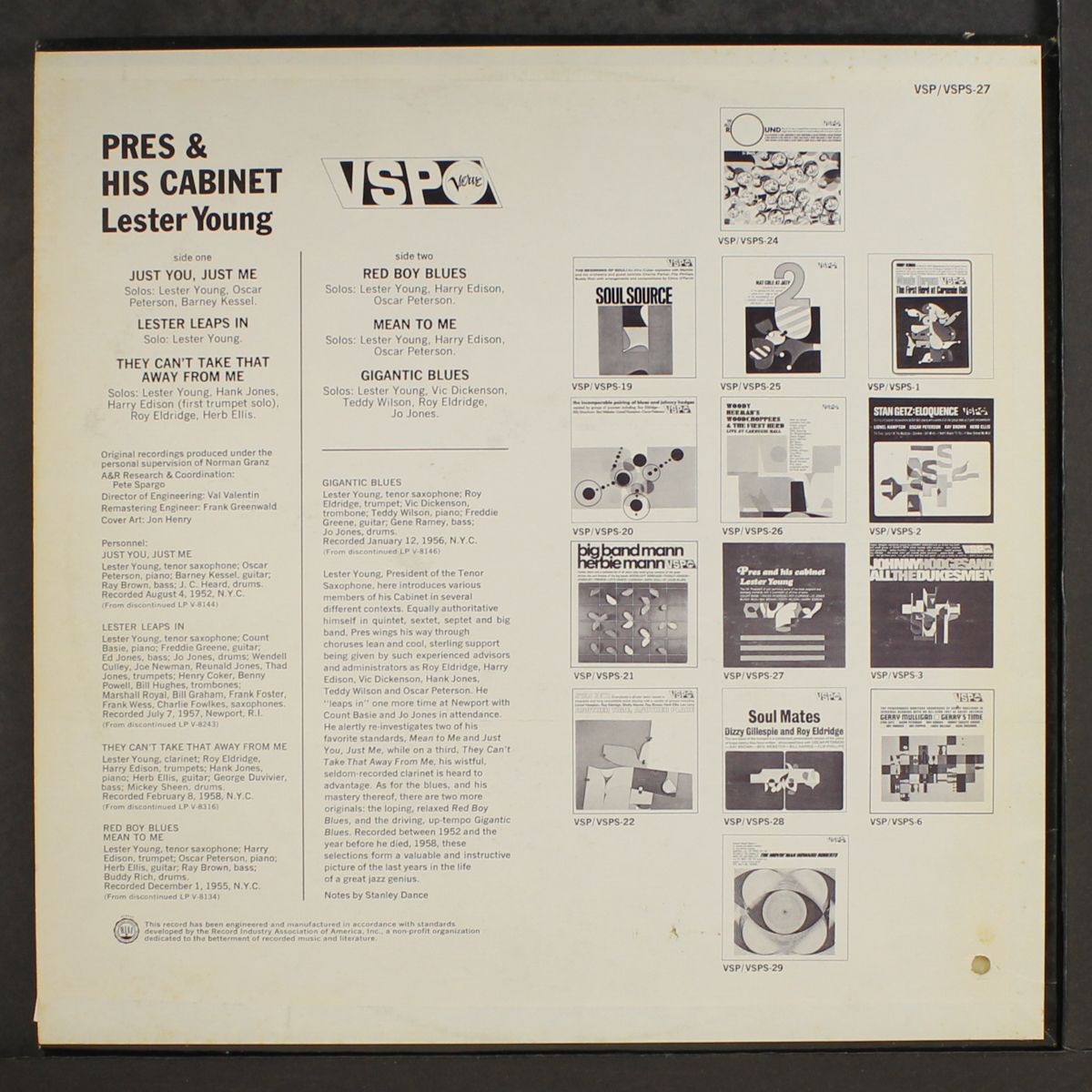 pres & his cabinet by LESTER YOUNG