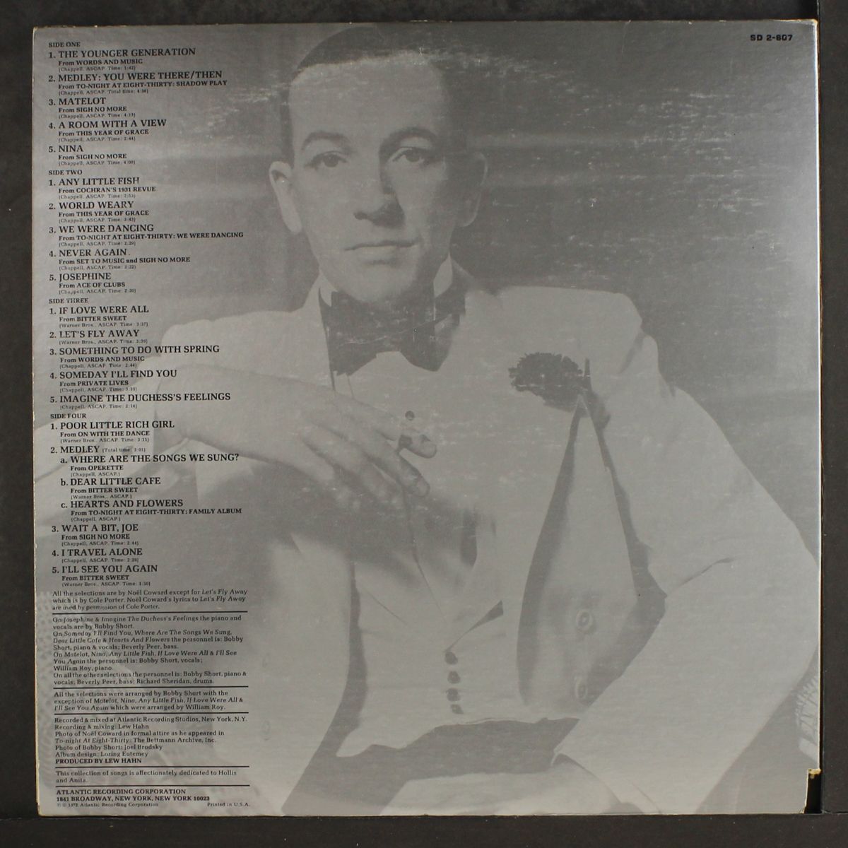 is mad about noel coward by BOBBY SHORT