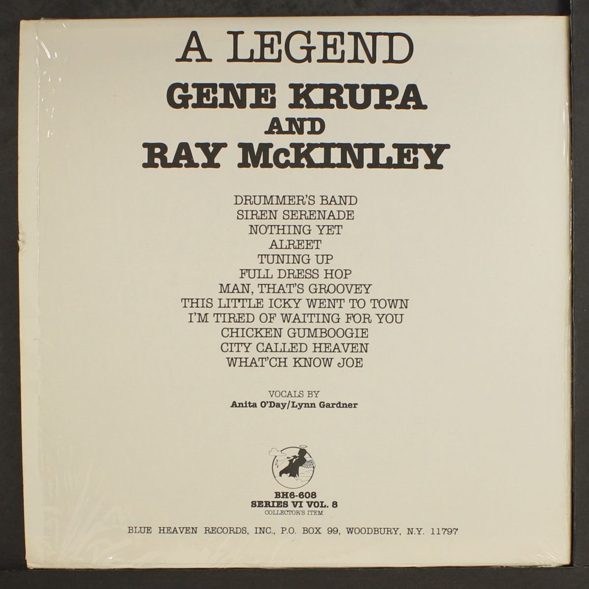 a legend by GENE KRUPA