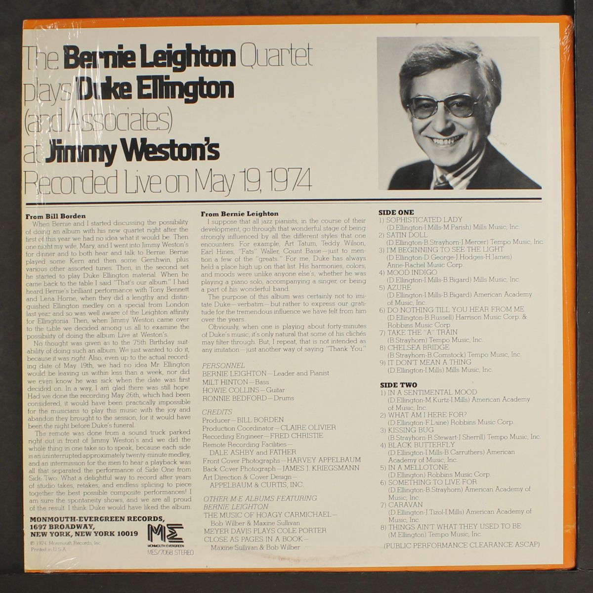 plays duke ellington by BERNIE LEIGHTON