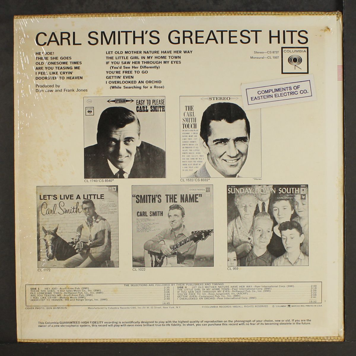greatest hits by CARL SMITH