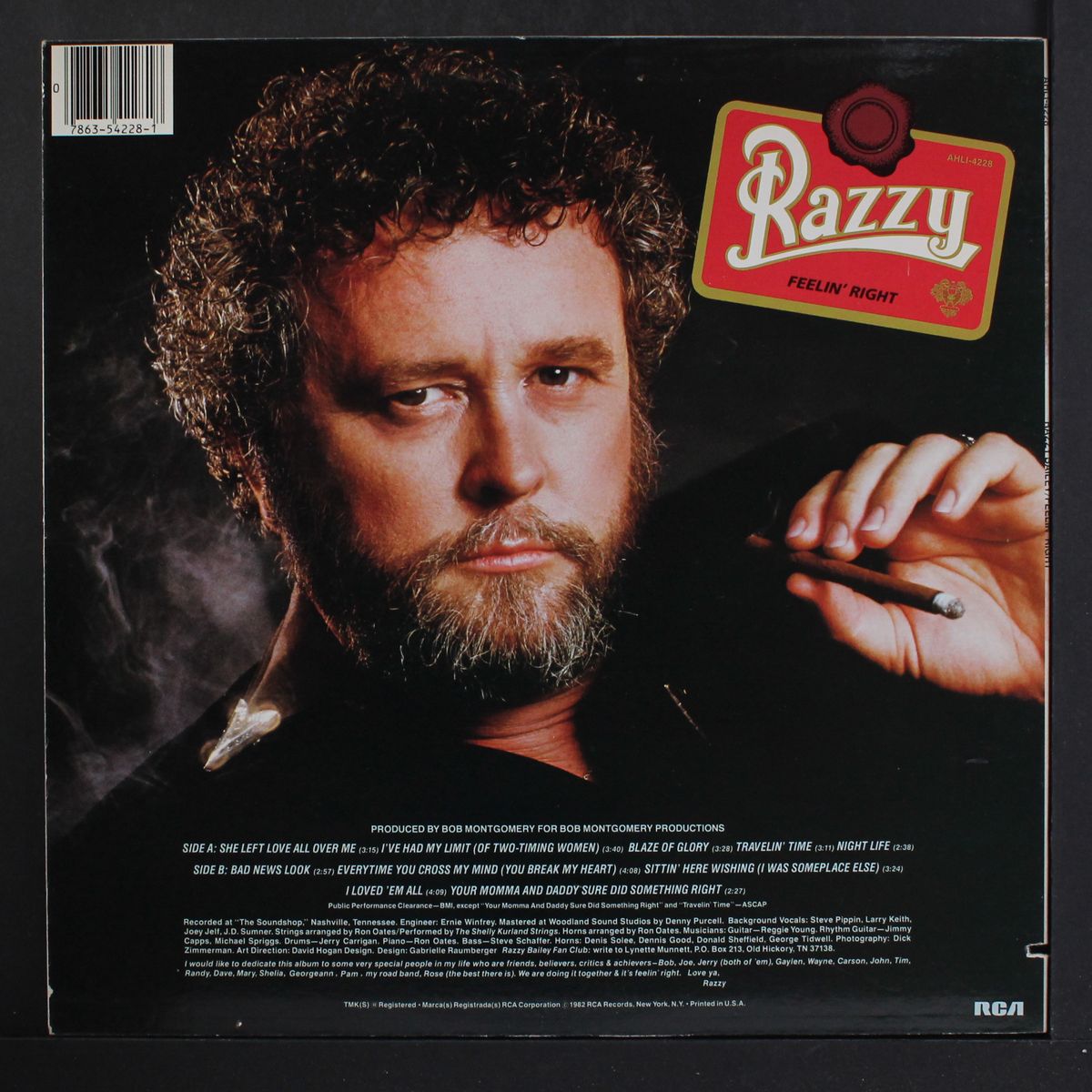feelin' right by RAZZY BAILEY