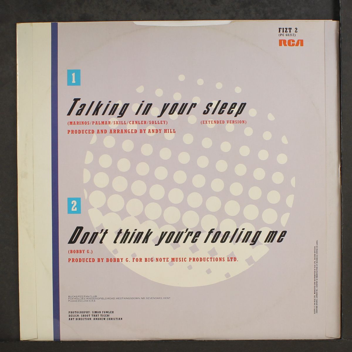 talking in your sleep by BUCKS FIZZ