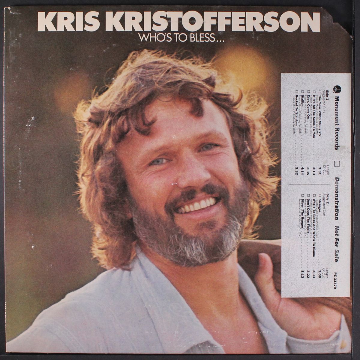 who's to bless...who's to blame by KRIS KRISTOFFERSON