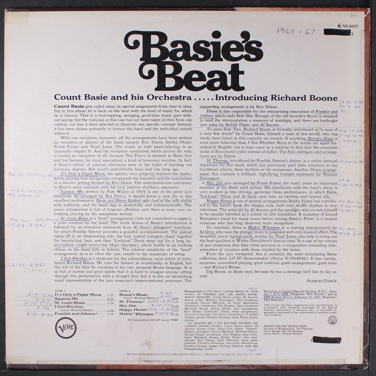 basie's beat by COUNT BASIE