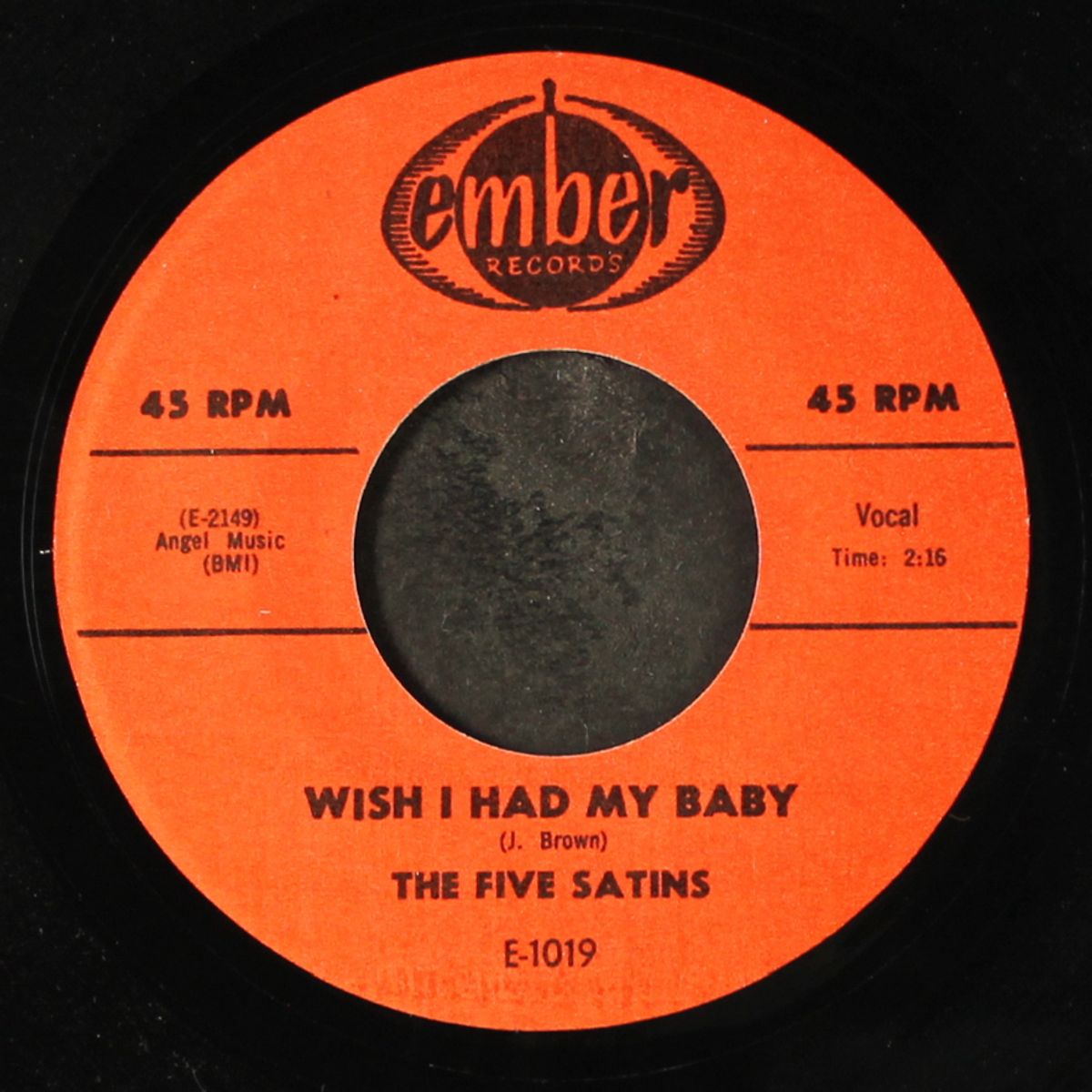 to the aisle / wish i had my baby by FIVE SATINS