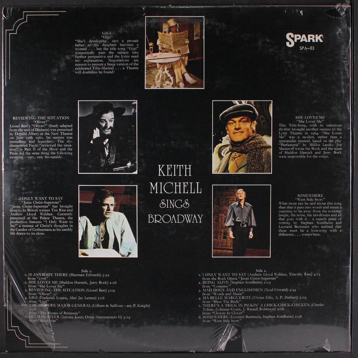 sings broadway by KEITH MICHELL