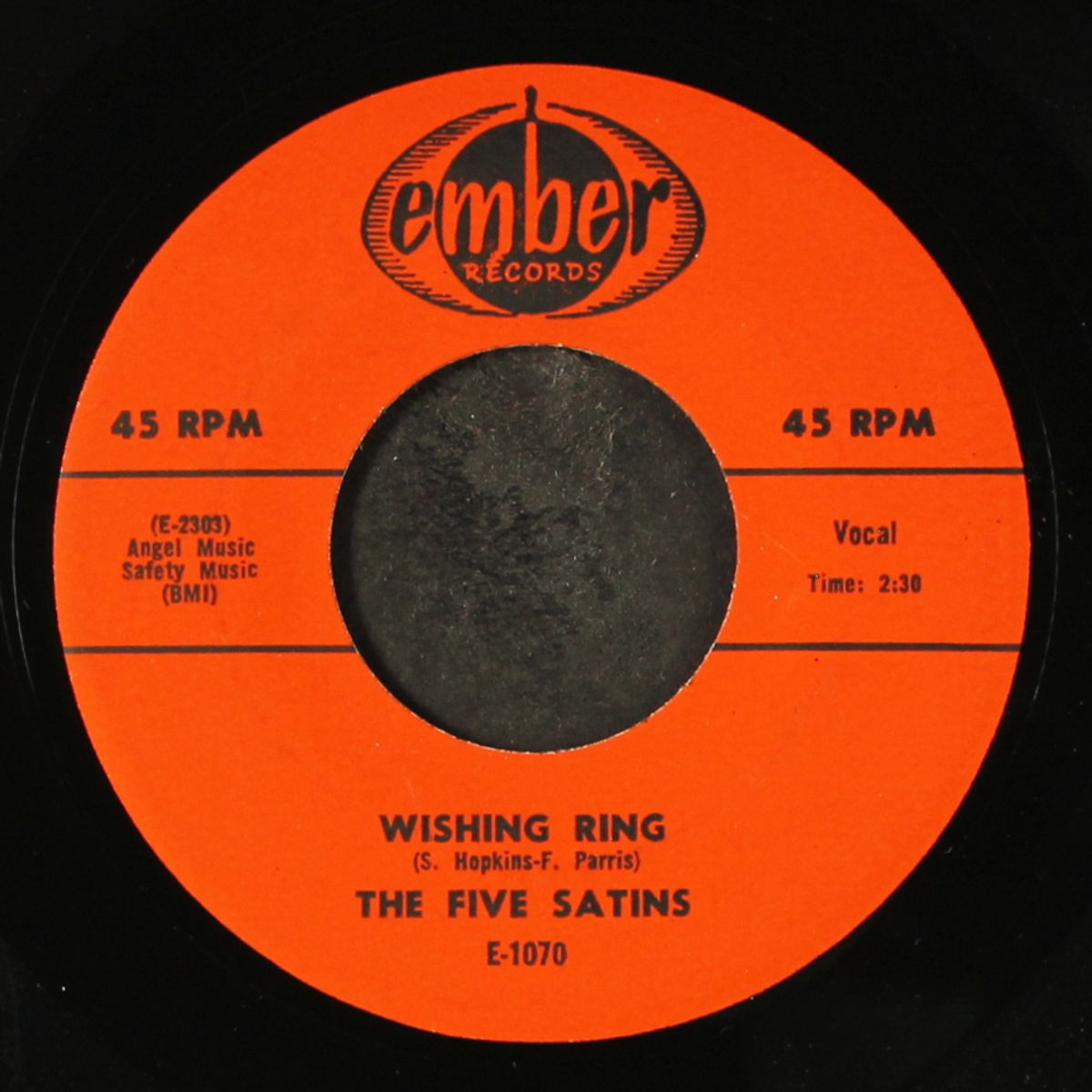 tell me dear / wishing ring by FIVE SATINS