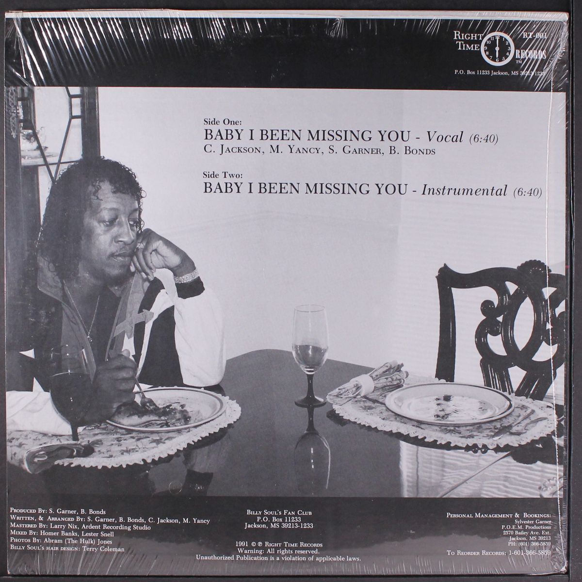 baby i been missing you by BILLY 'SOUL' BONDS