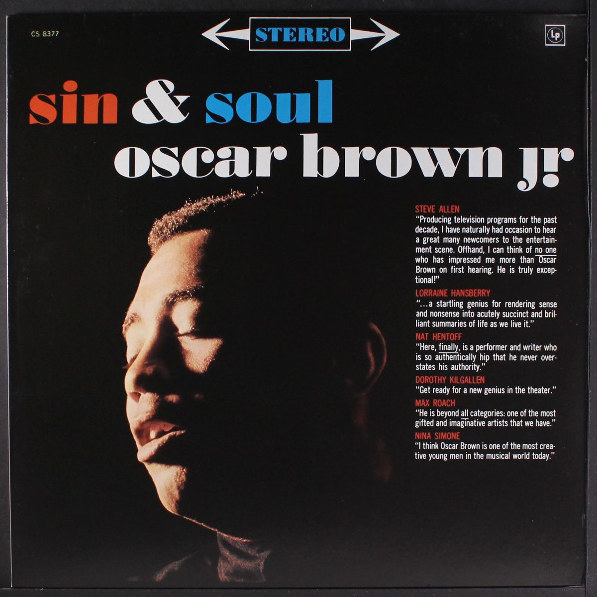 sin & soul by OSCAR BROWN, JR.