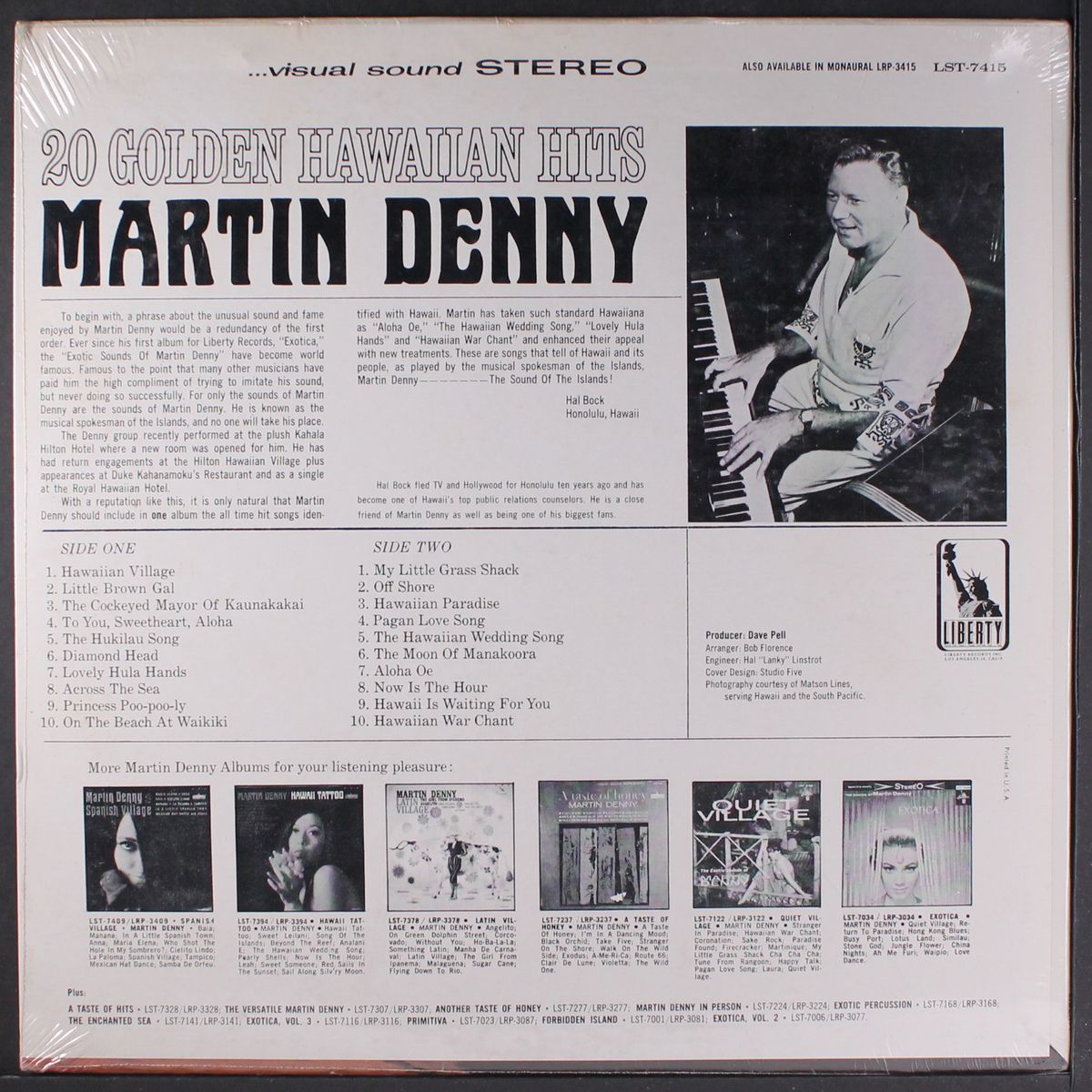 20 golden hawaiian hits by MARTIN DENNY