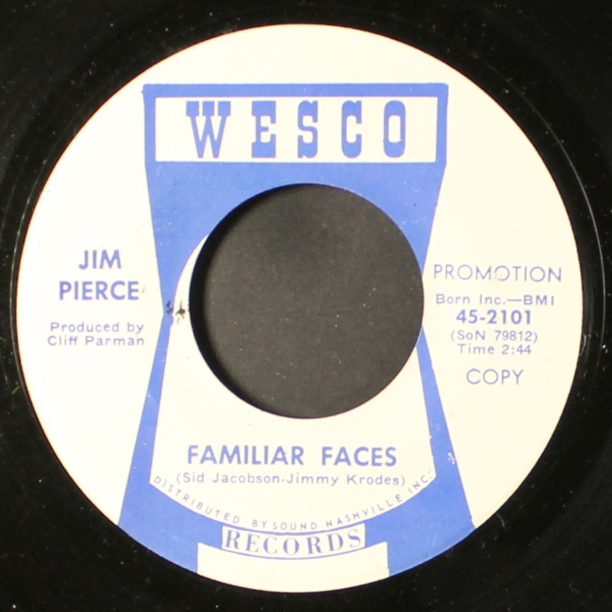 familiar faces / poor man's boquet by JIM PIERCE