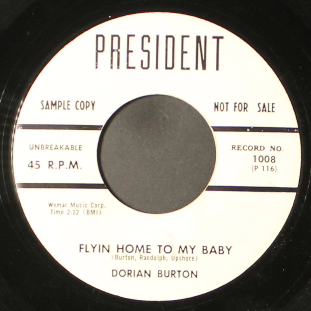 flyin home to my baby / two little candles by DORIAN BURTON