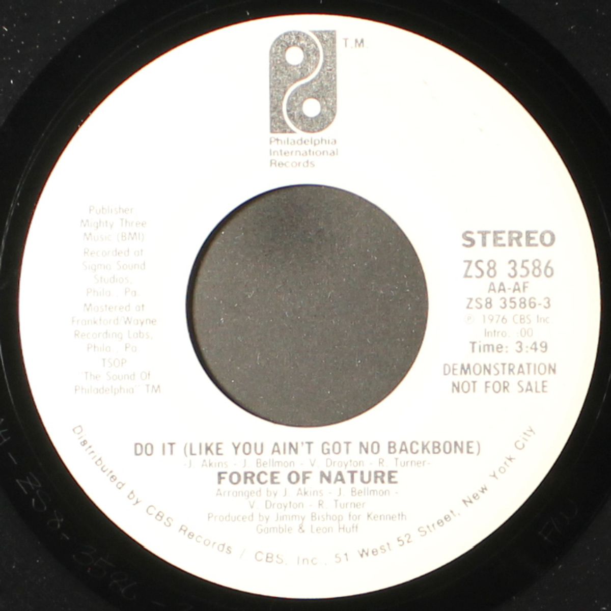 do it (like you ain't got no backbone) / mono by FORCE OF NATURE