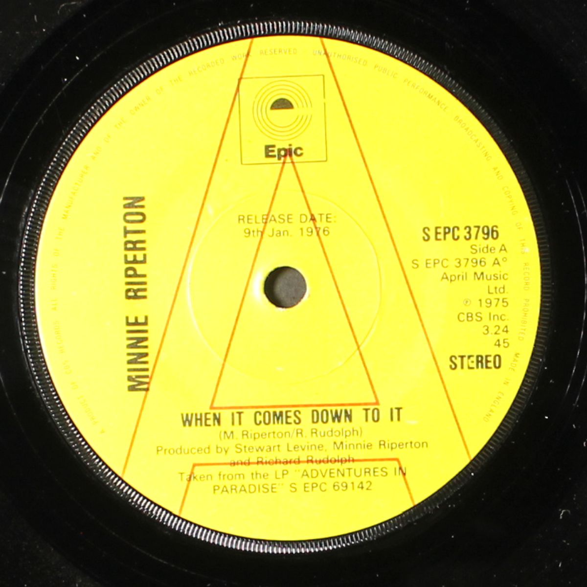 when it comes down to it / love and it's glory by MINNIE RIPERTON