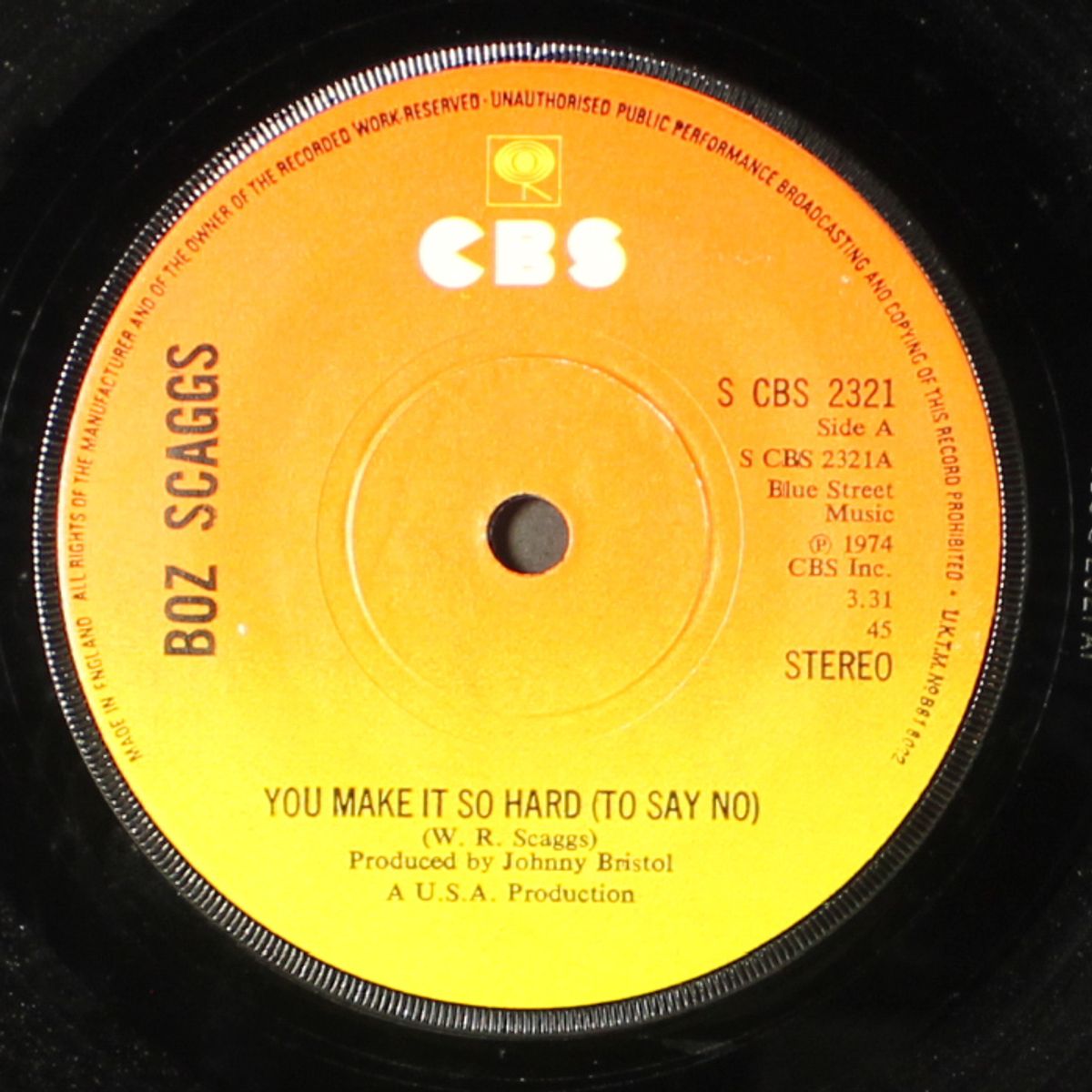 you make it so hard / there is someone else by BOZ SCAGGS