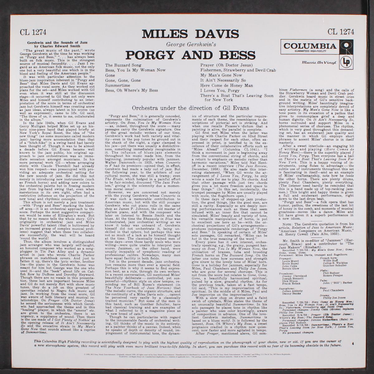 porgy & bess by MILES DAVIS