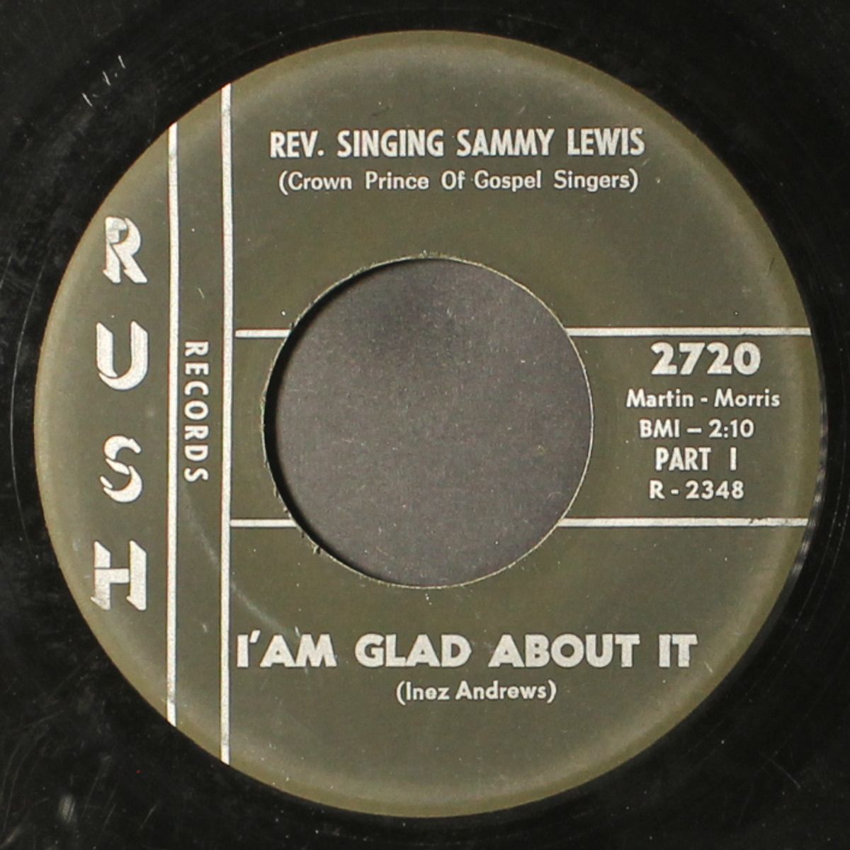 i'am glad about it / part 2 by REV. SINGING SAMMY LEWIS