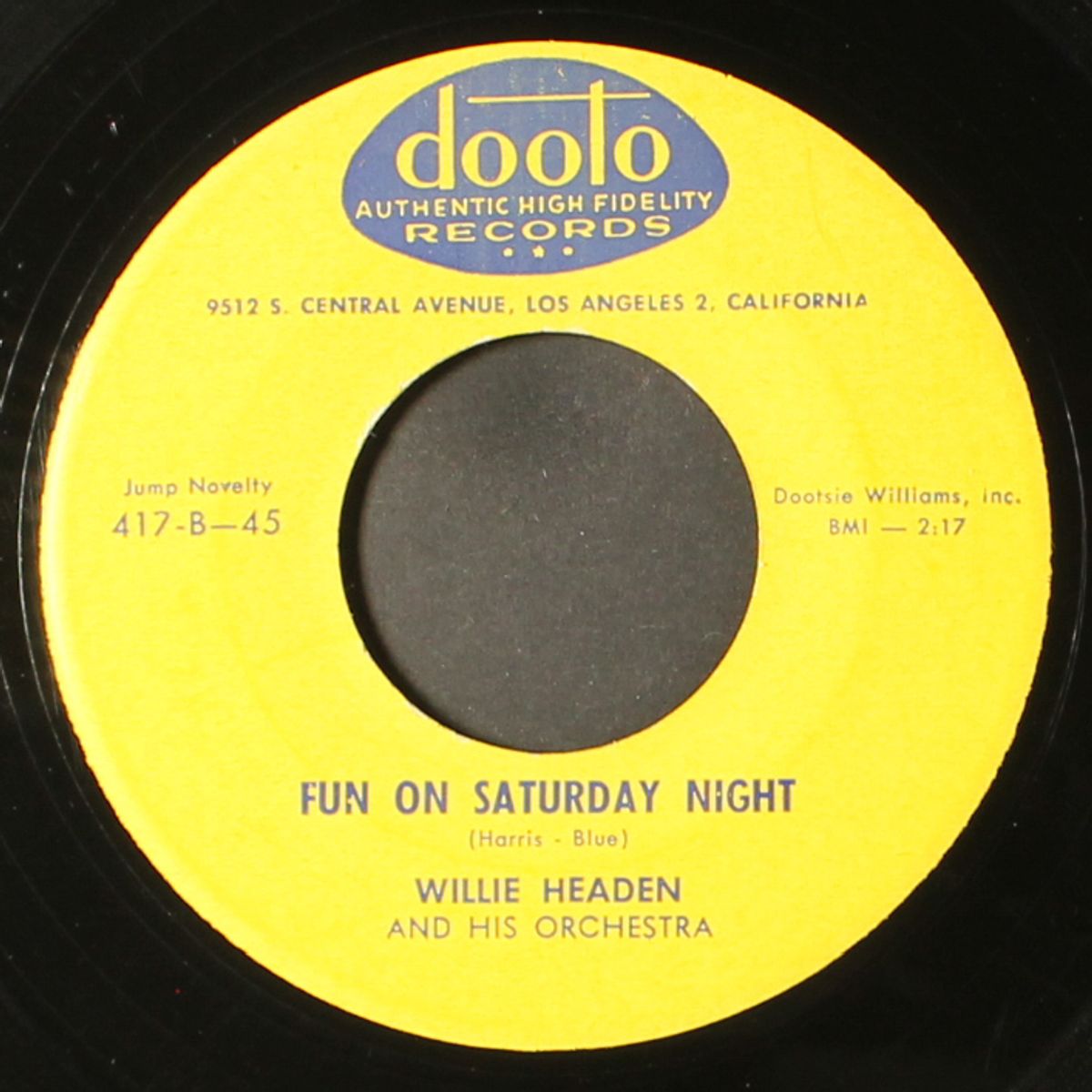 fun on a saturday night / everybody has a fool by WILLIE HEADEN