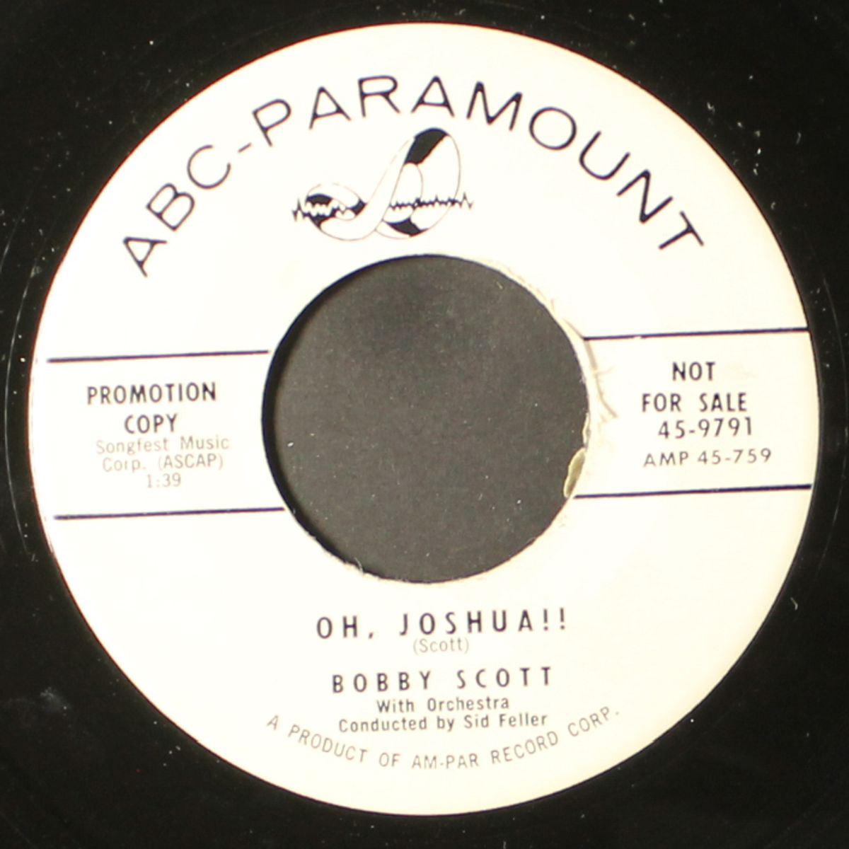driftwood / oh, joshua by BOBBY SCOTT