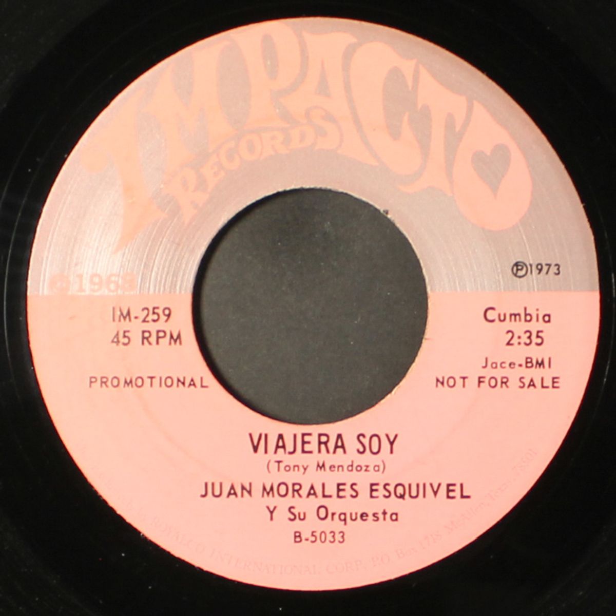 viajera soy / el ostioncito by JUAN MORALES ESQUIVEL