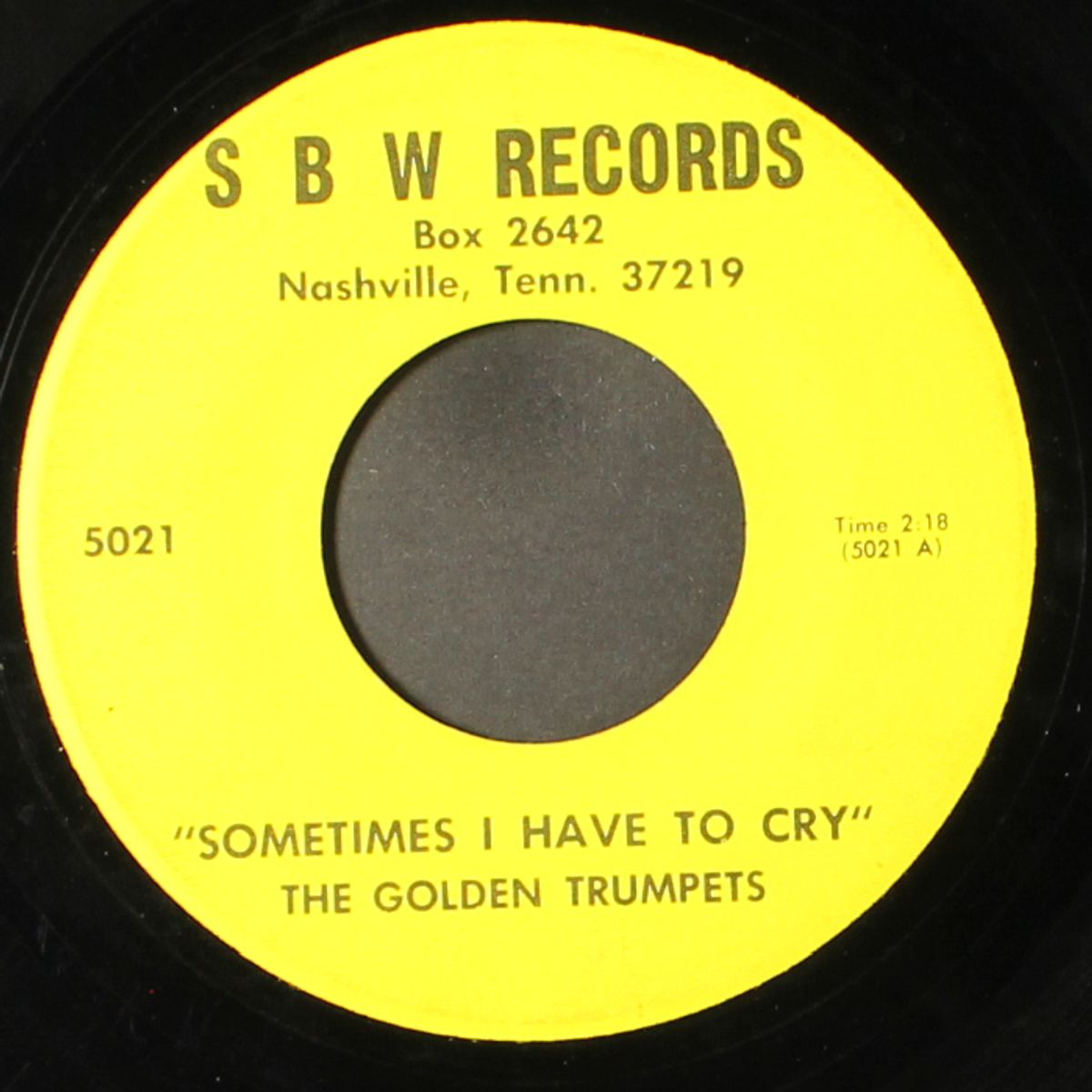 yield not to temptation / sometimes i have to cry by GOLDEN TRUMPETS