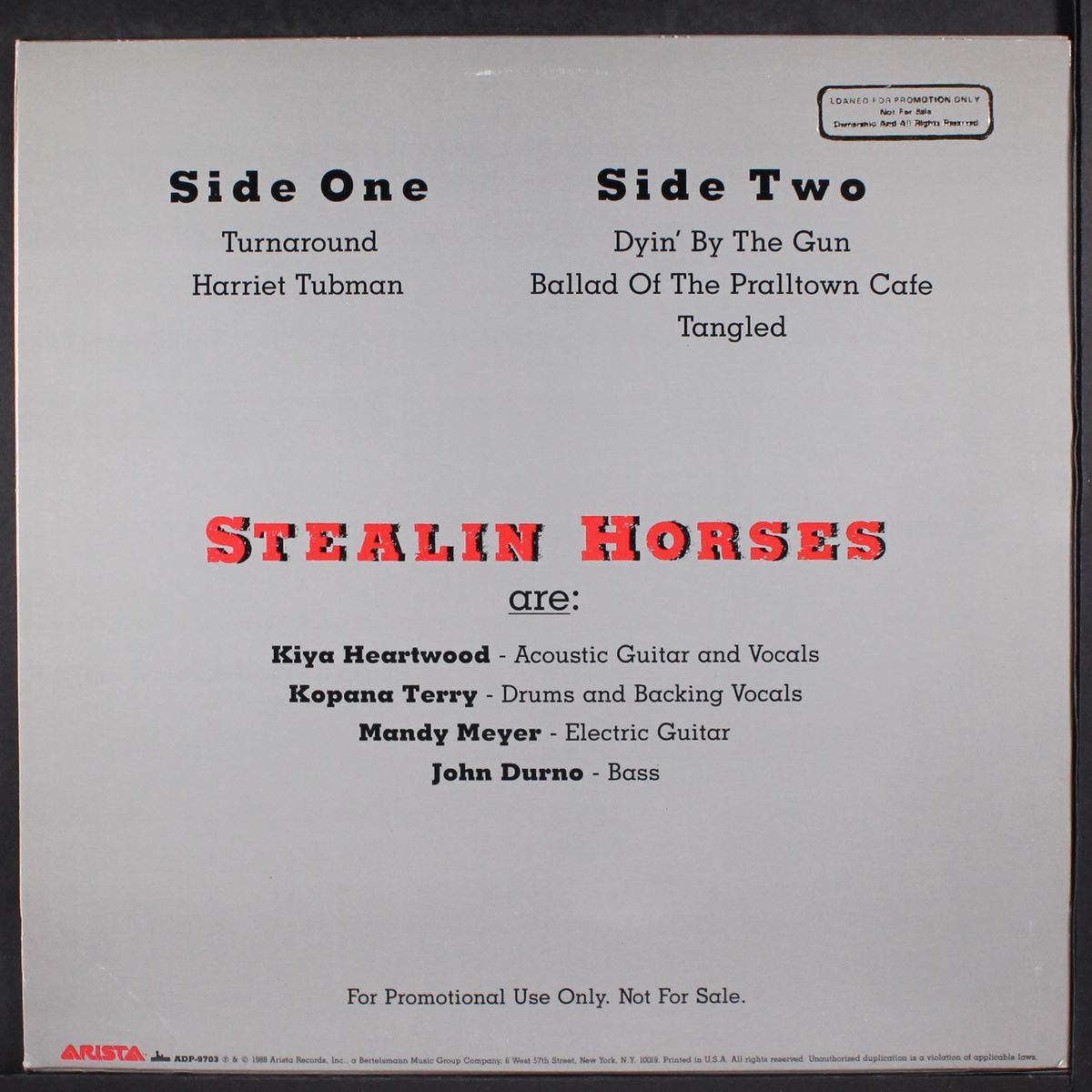 stealin horses 12" sampler by STEALIN HORSES