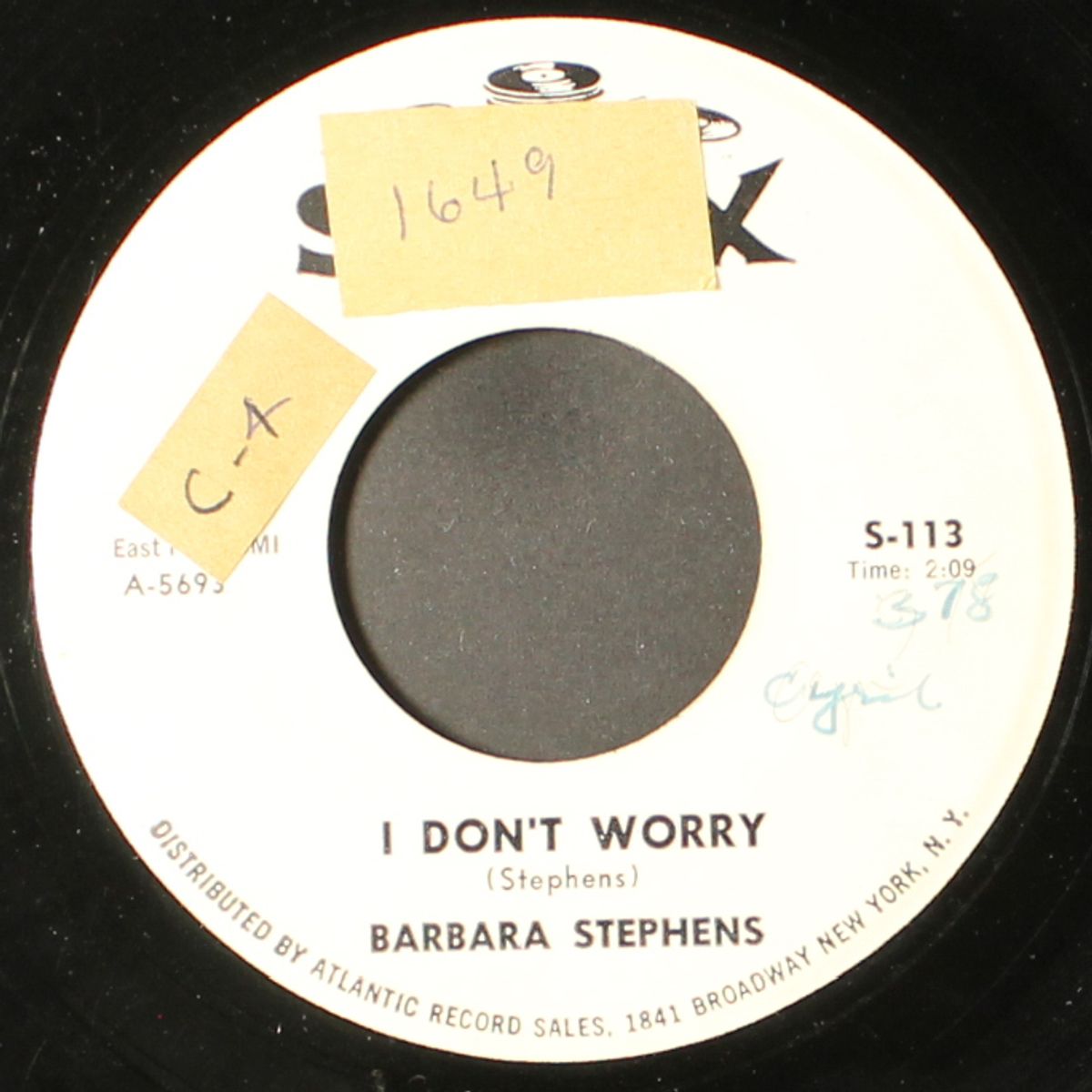 the life i live / i don't worry by BARBARA STEPHENS