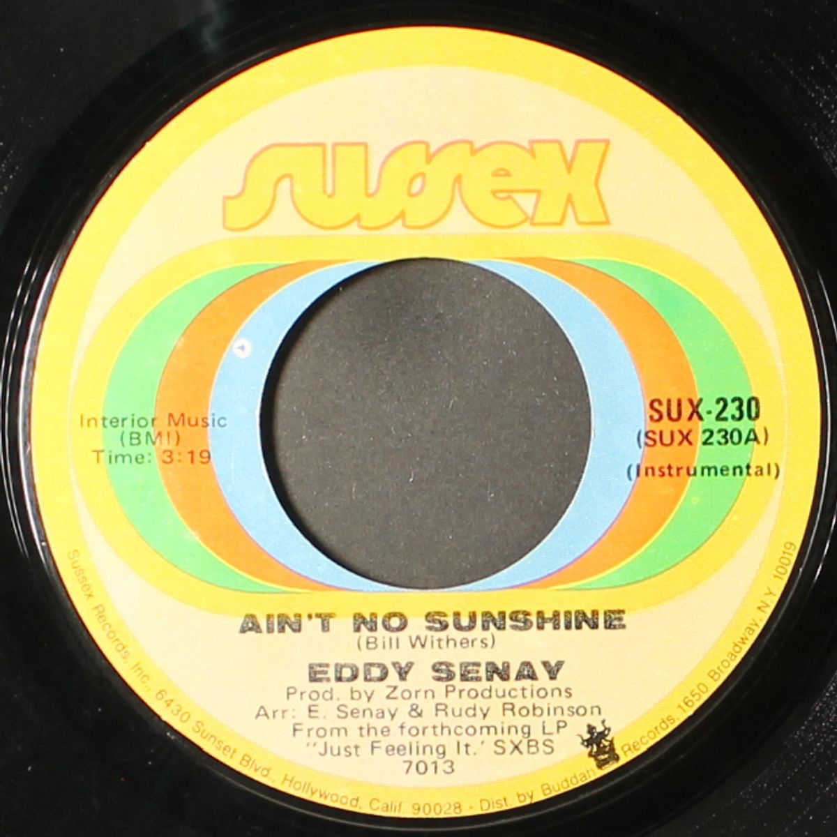 ain't no sunshine / hot thang by EDDY SENAY