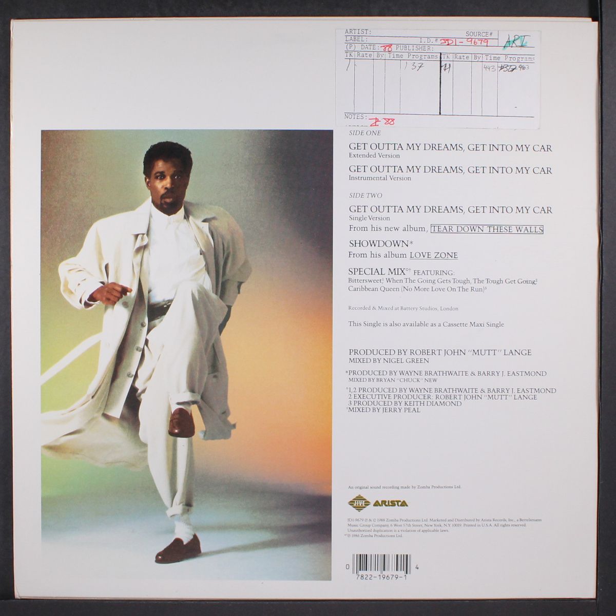 get outta my dreams, get into my car (5 mixes) by BILLY OCEAN