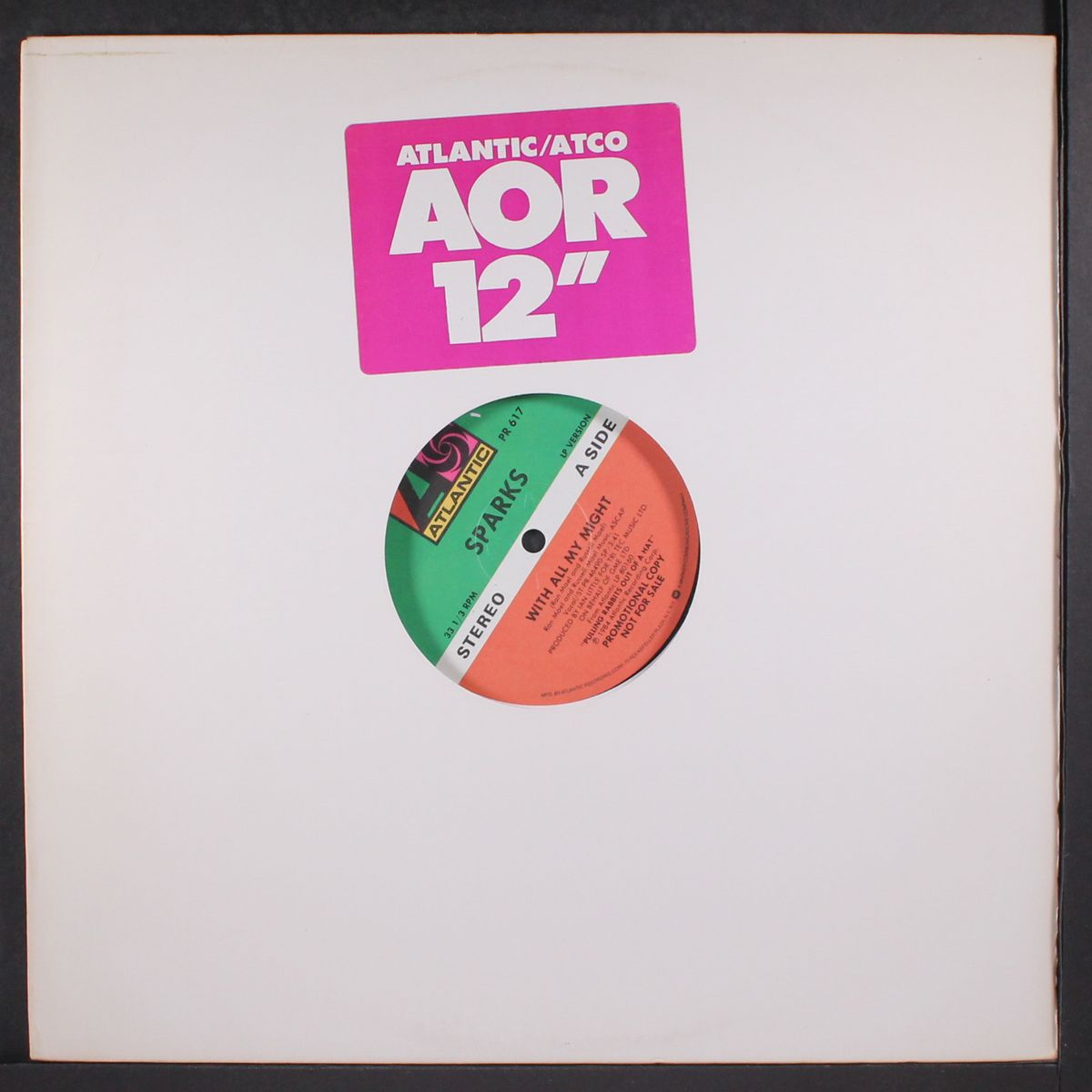 with all my might / same by SPARKS