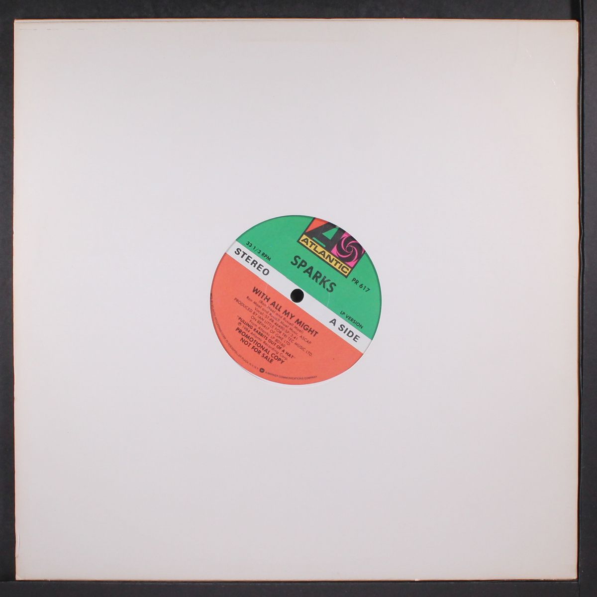 with all my might / same by SPARKS
