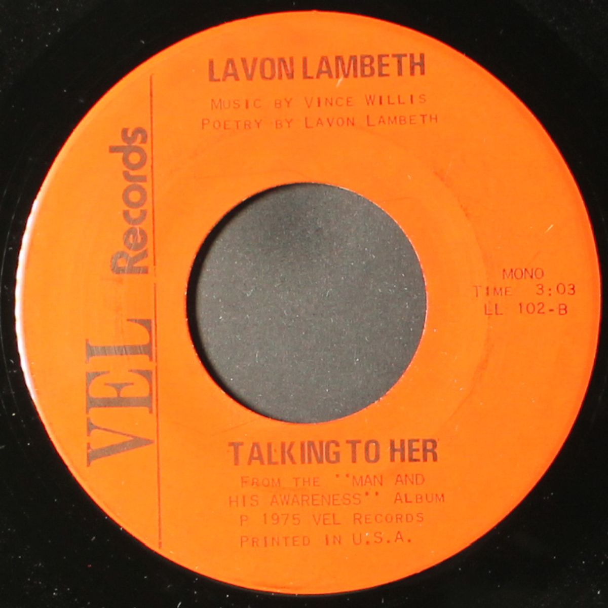looking at myself / talking to her by LAVON LAMBETH