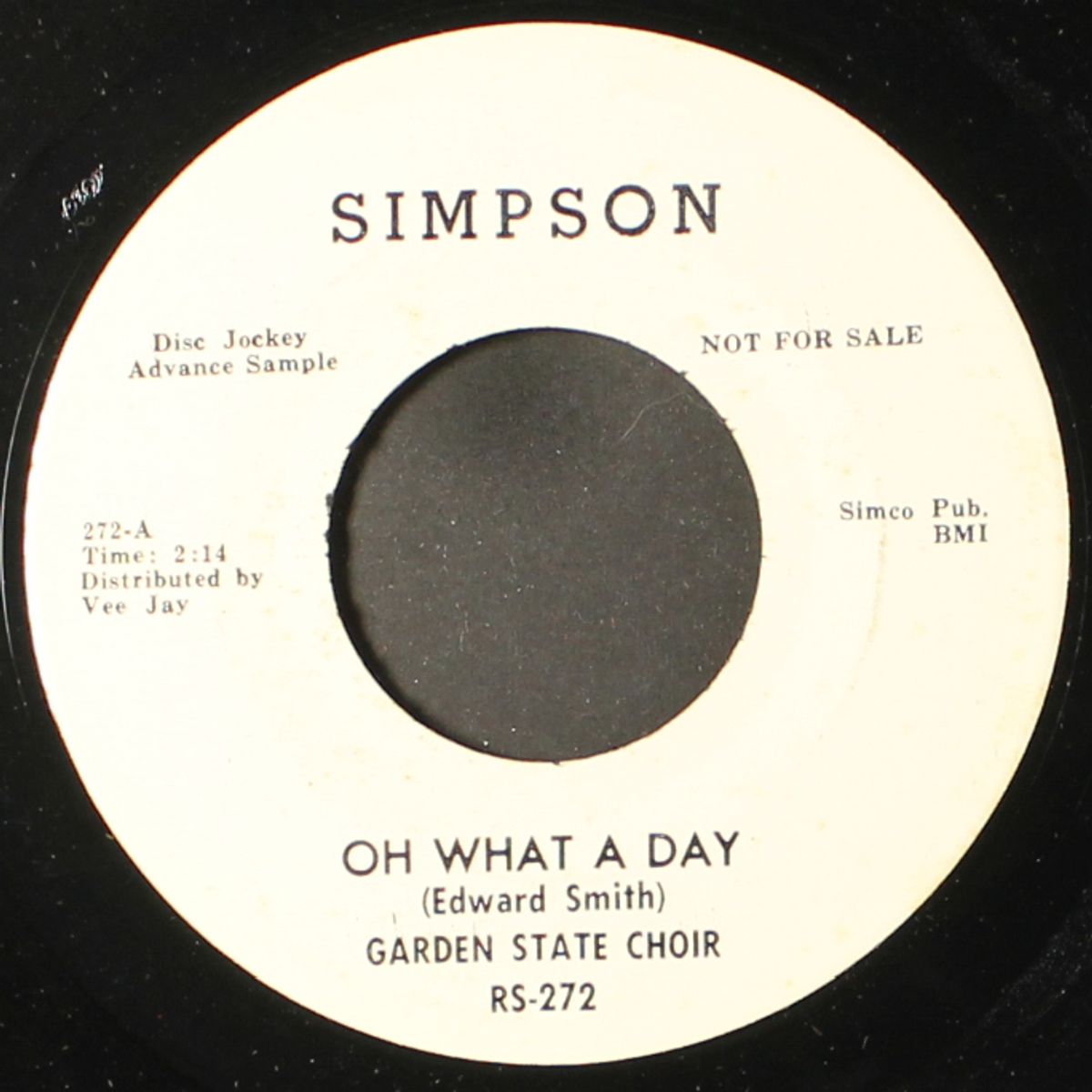 oh what a day / bye & bye by GARDEN STATE CHOIR