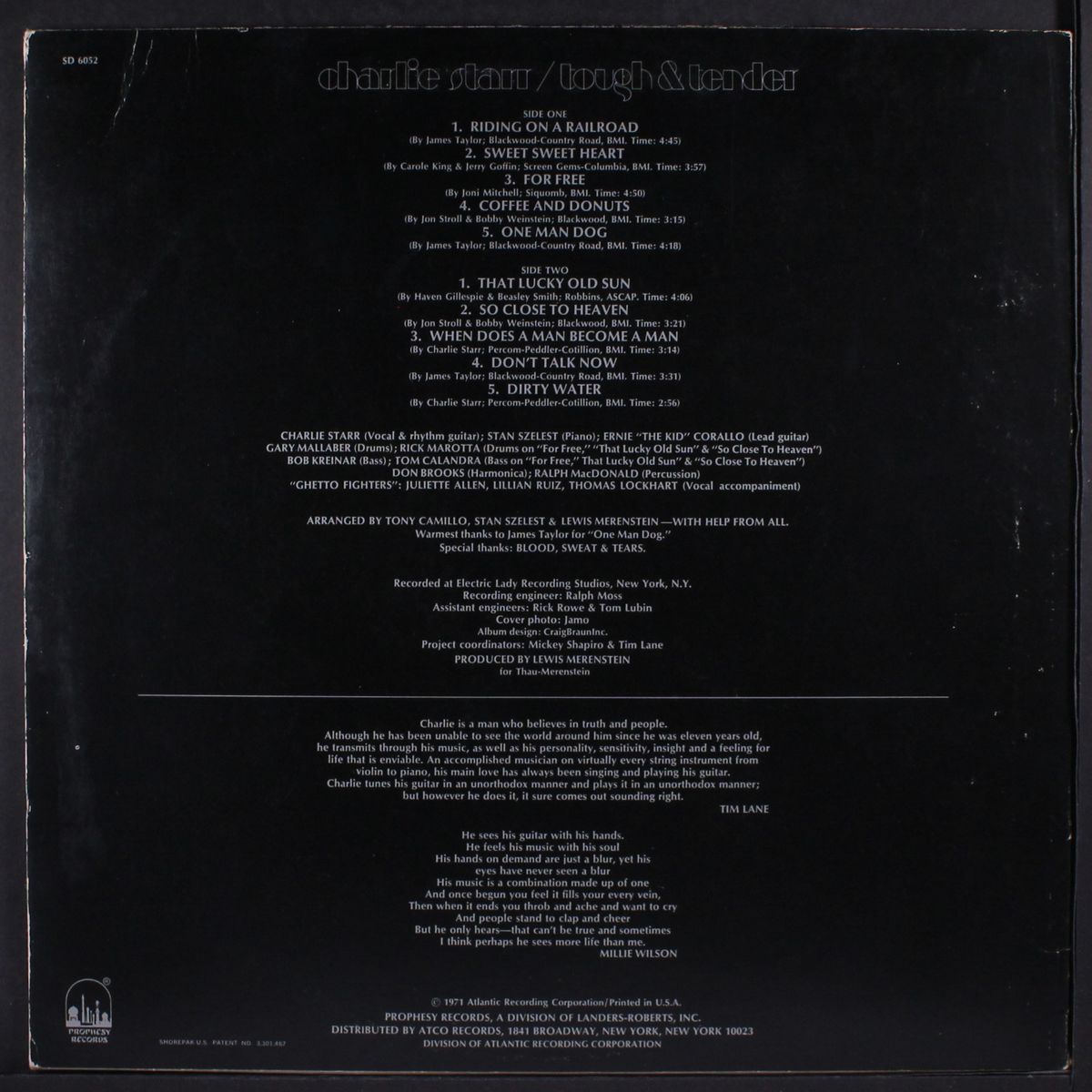 tough & tender by CHARLIE STARR
