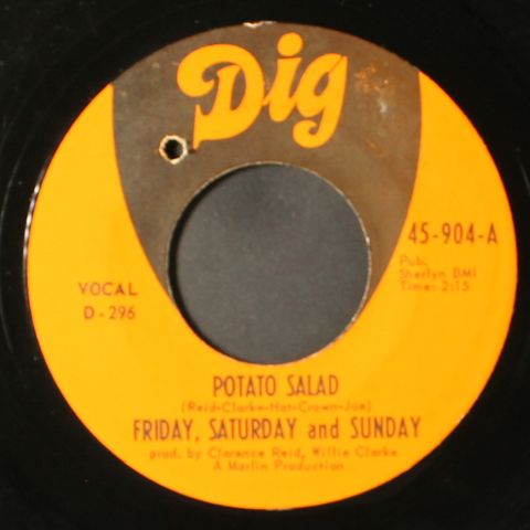 FRIDAY, SATURDAY & SUNDAY
