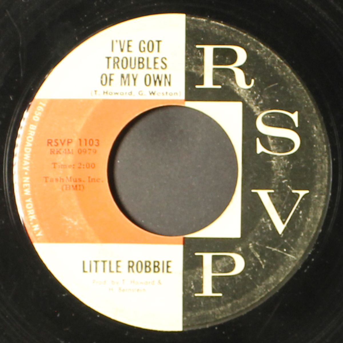 i've got troubles of my own / let me out of the doghouse by LITTLE ROBBIE