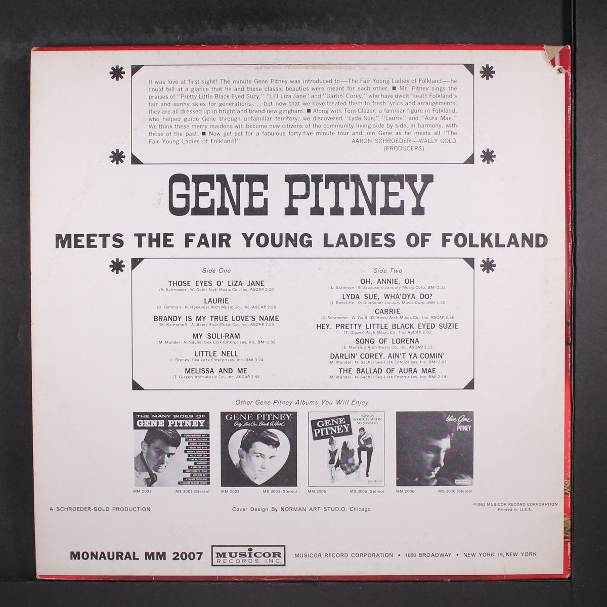 meets the fair young ladies of folkland by GENE PITNEY