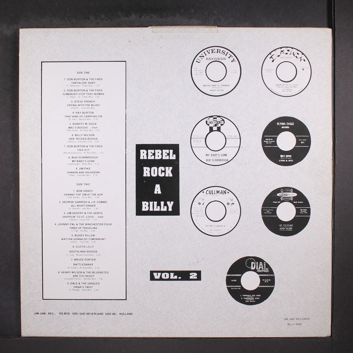 rebel rock-a-billy-rock, vol. 2 by VARIOUS