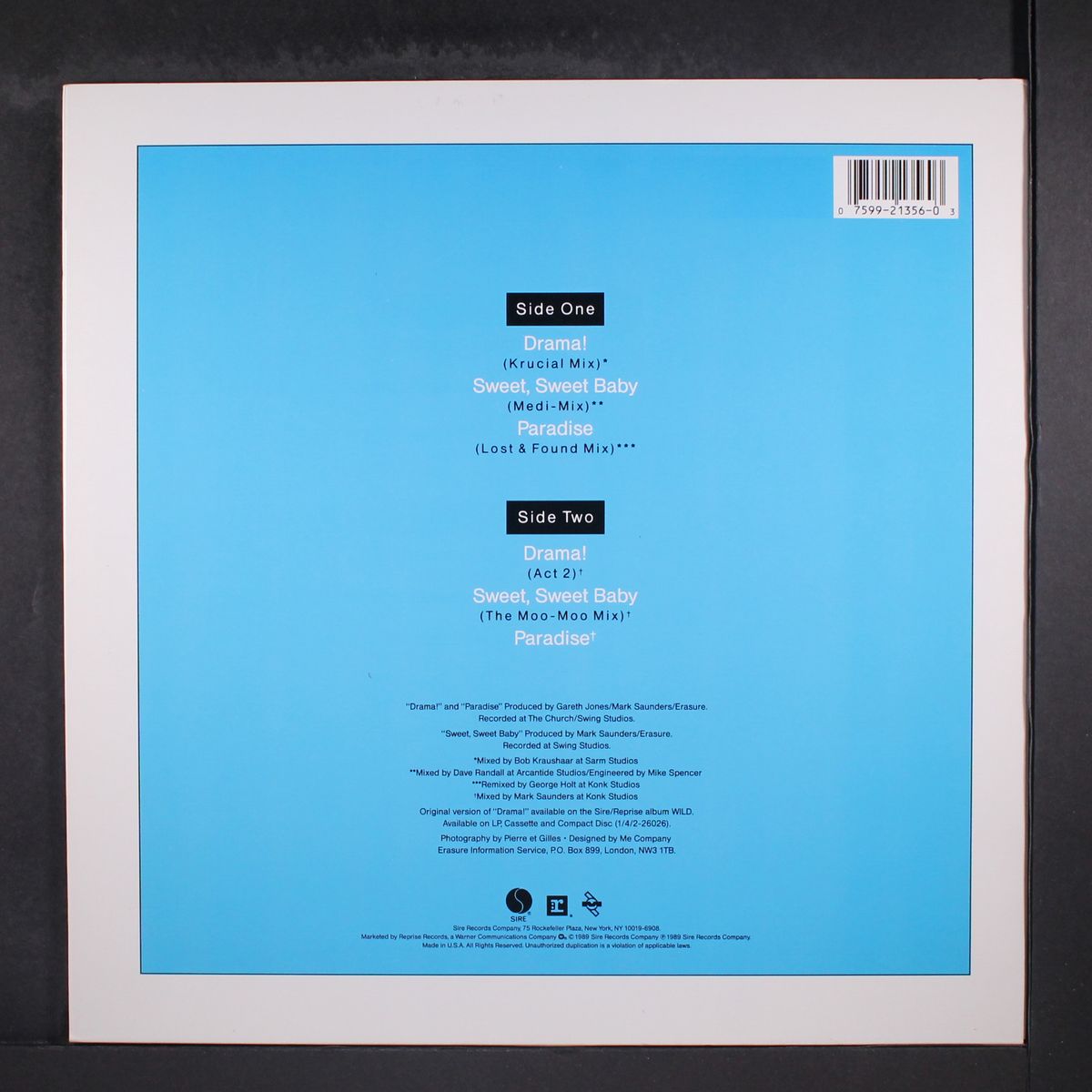 drama by ERASURE